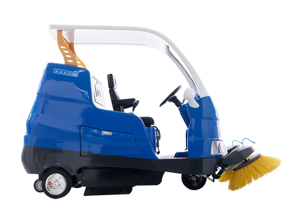 電動掃地機清掃效率高，深受多行業喜愛